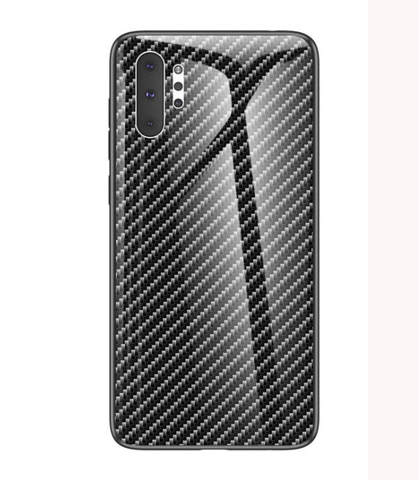 Graded Carbon Fiber Glass Toughened Phone Case For A51 A91