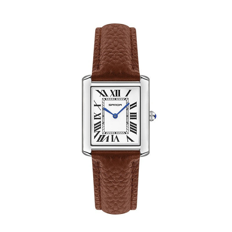 Roman Scale Couple Waterproof Watch For Lovers Casual