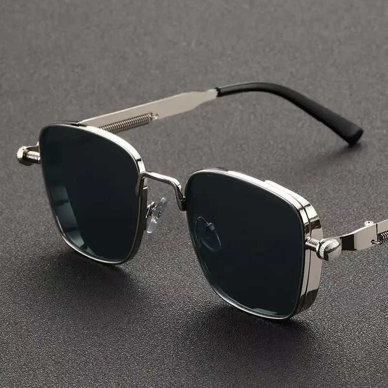 Polarized Driving Sunglasses Men Metal Frame Fashion – Free Shipping W/ Case
