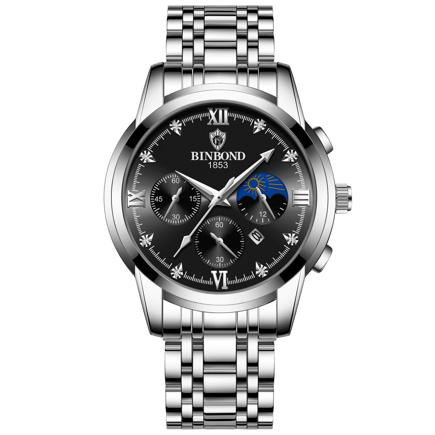 Men’s Leather Strap Luminous Calendar Watch – Waterproof Fashion Styles