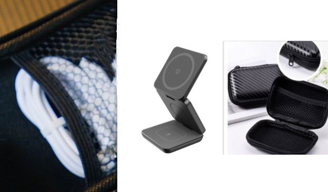 Magnetic Suction Wireless Charging and Folding Phone Holder