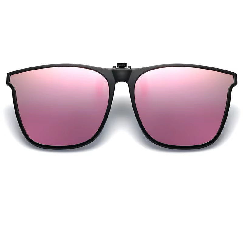 Polarized Clip on Sunglasses Men Women Photochromic Car Driver Goggles Night Vision Glasses anti Glare Vintage Square Glasses