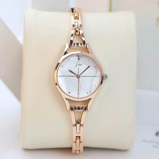 Women Gold Quartz Watch Includes Case, Free Shipping, Ships in 24 Hours
