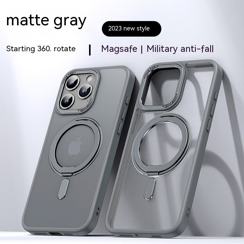 Transparent Fulcrum Protective Cover for iPhone Magnetic
