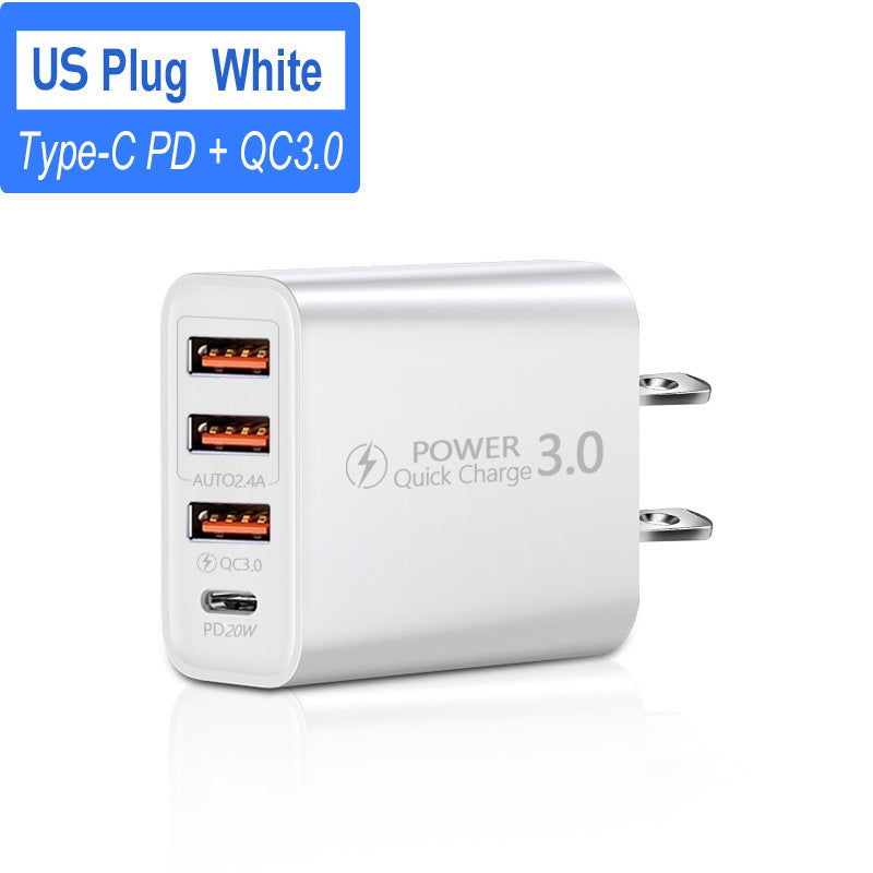 US And European 3 USB Travel Charger For Mobile Phones