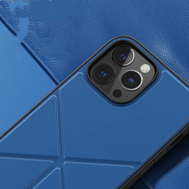 iPhone 13 Element Stand Case TPU Back Cover Solid Color