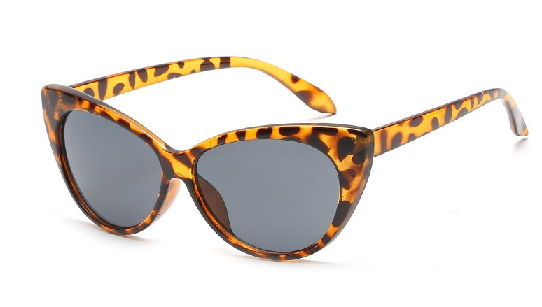 Cat Eye Sunglasses for Women - Fashion UV400 PC Lens, Plastic Metal Frame