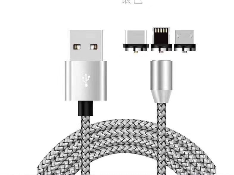 Three In One Magnetic Charging Cable For Android And Apple