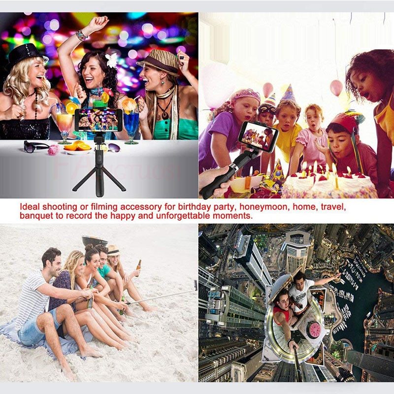 Bluetooth Selfie Stick Tripod for IPhone Universal Bracket