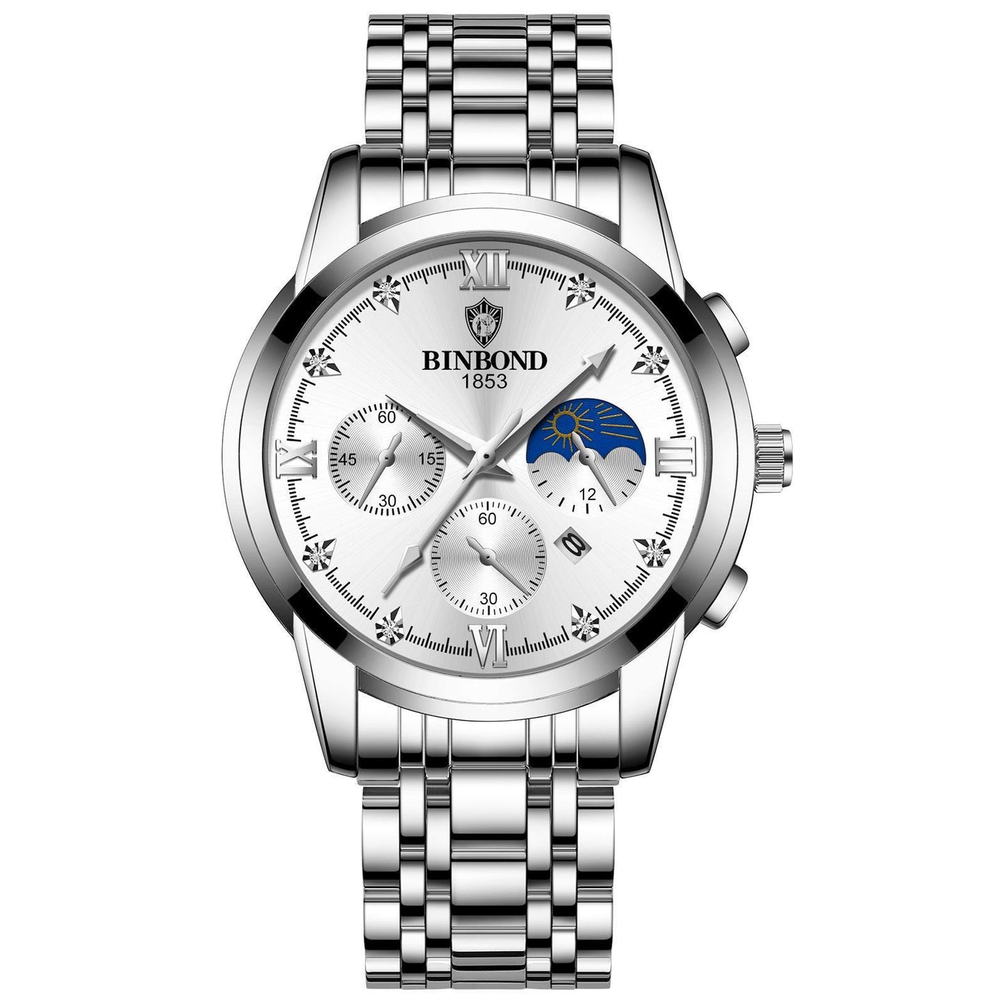 Men’s Leather Strap Luminous Calendar Watch – Waterproof Fashion Styles