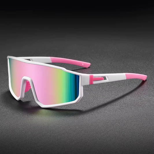 Men'S Oversized Cycling Glasses for Men Bicycle Windproof Colorful Coating Sunglasses Outdoor Sports Motorcyc