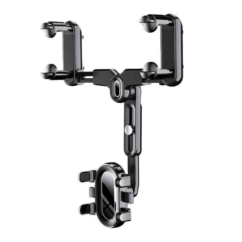 Universal Car Rearview Mirror Bracket With Folding Rod