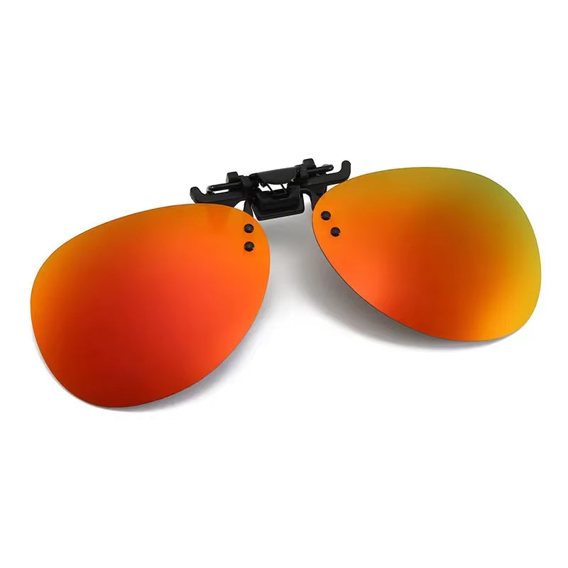 Clip-On Polarized Photochromic Driving Goggles Free Shipping, Includes Case