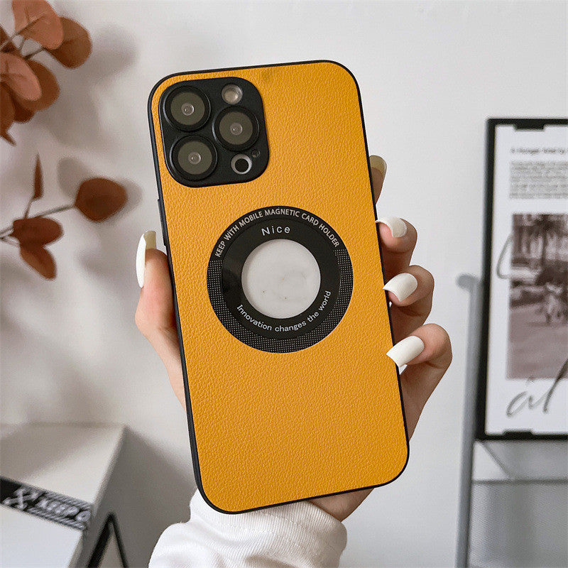 Magnetic Lens Full Wrap TPU Phone Case For iPhone Models