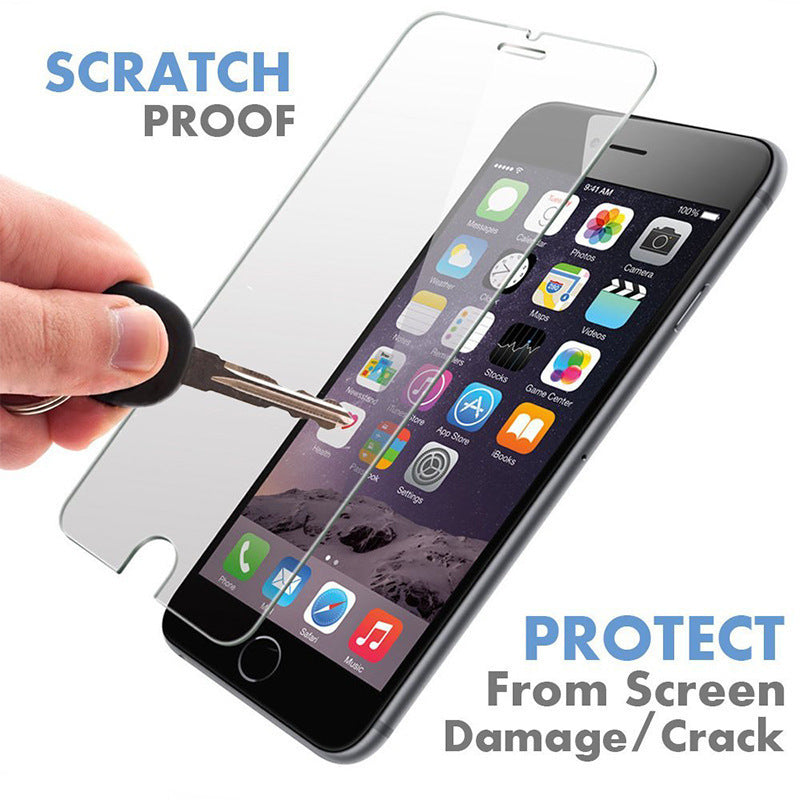 Tempered Glass Front Film Screen Protector for iPhone