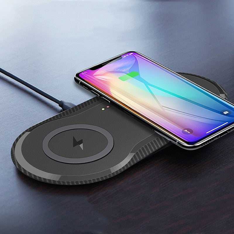 Dual Wireless Charger For Phones With Stable Fast Charging
