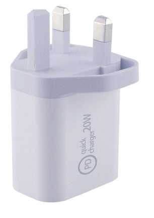 Type C 20W PD Fast Charger USB C Power Adapter US EU UK