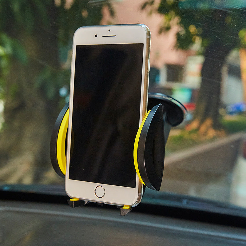 Suction Cup U Shaped Car Phone Holder With Damping