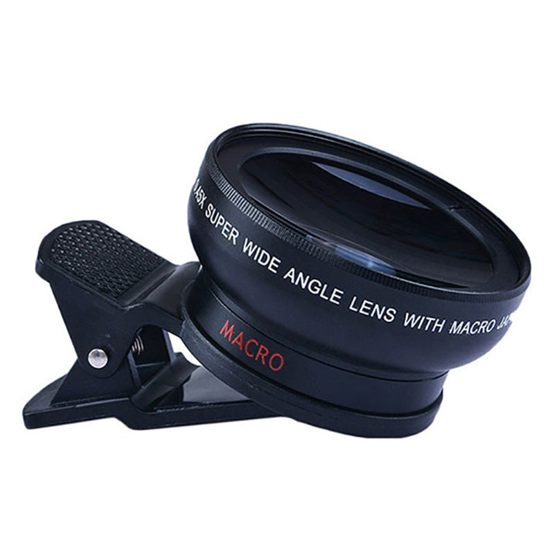 Mobile Phone Lens 0.45X Wide Angle Macro HD Kit 49mm UV