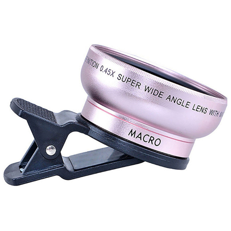Mobile Phone Lens 0.45X Wide Angle Macro HD Kit 49mm UV