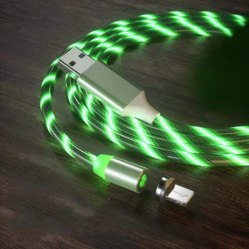 Magnetic Charging Cable With Type C Micro USB Lightning