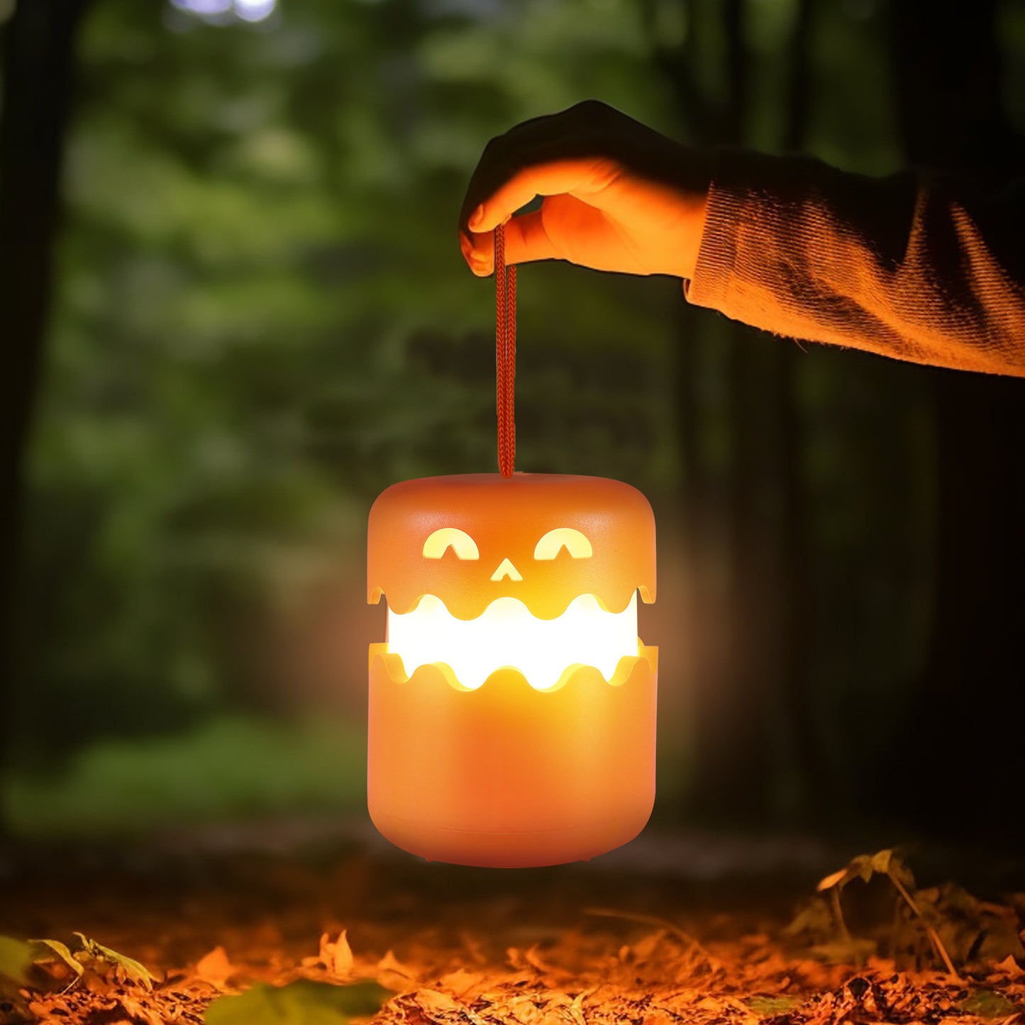 Halloween Pumpkin Lamp Foldable Portable Small Night Light Party Decoration