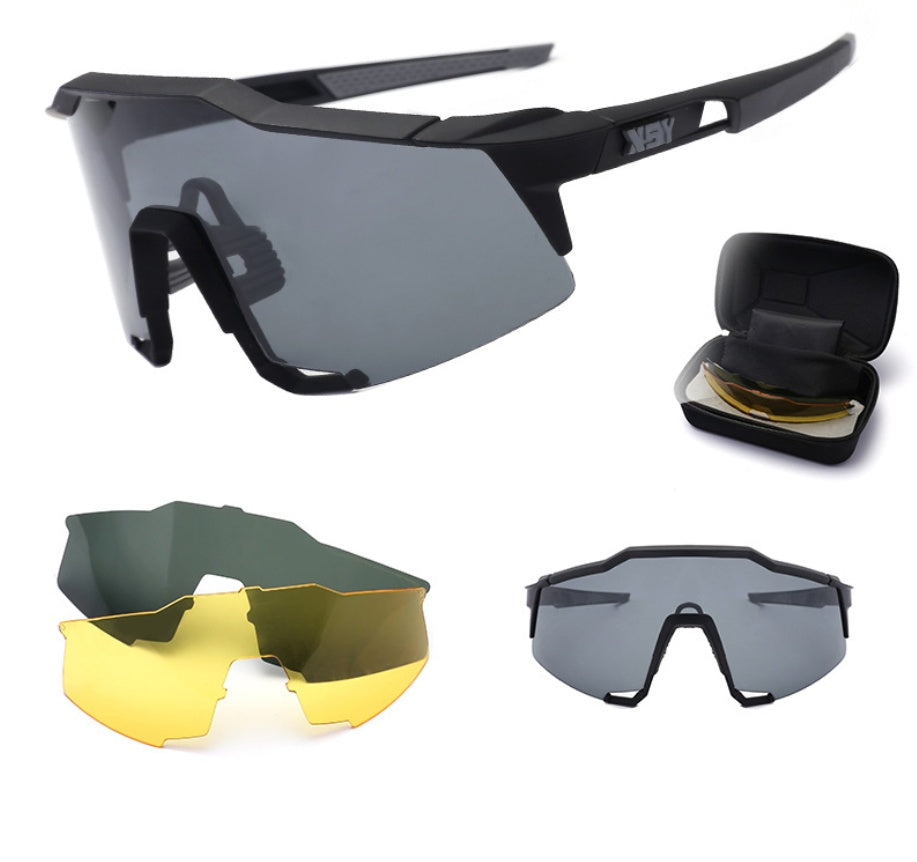 Polarized Sunglasses Men Riding Cycling Outdoor Sports UV400 Anti-Glare Shades