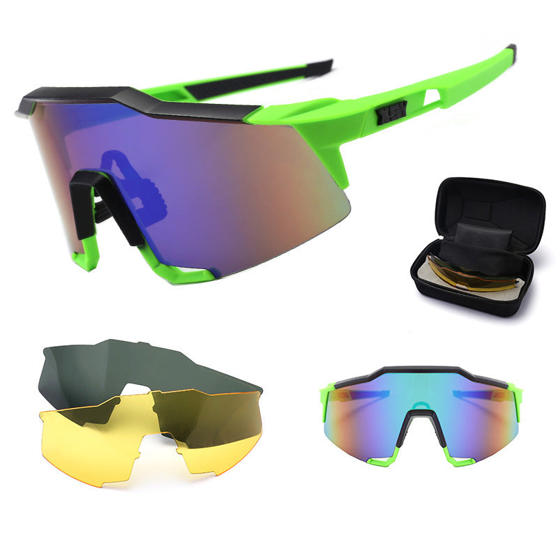 Polarized Sunglasses Men Riding Cycling Outdoor Sports UV400 Anti-Glare Shades