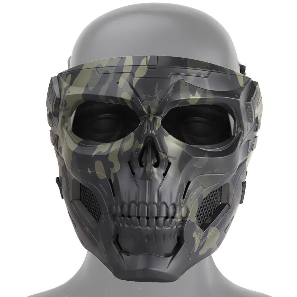 Halloween Skull Mask Horror Full Head Helmet Scary Cosplay Costume Party Prop