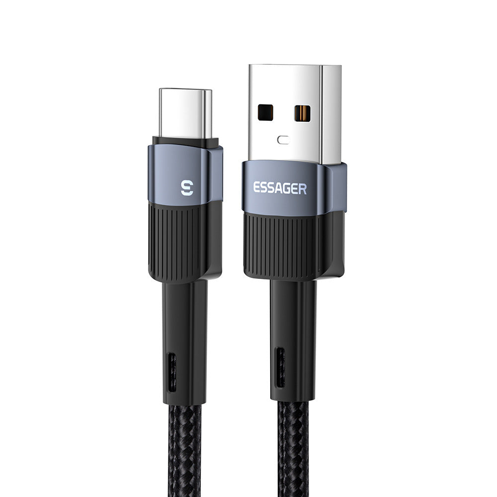 New 6A Fast Charge Data Cable Lightning Micro USB Type C