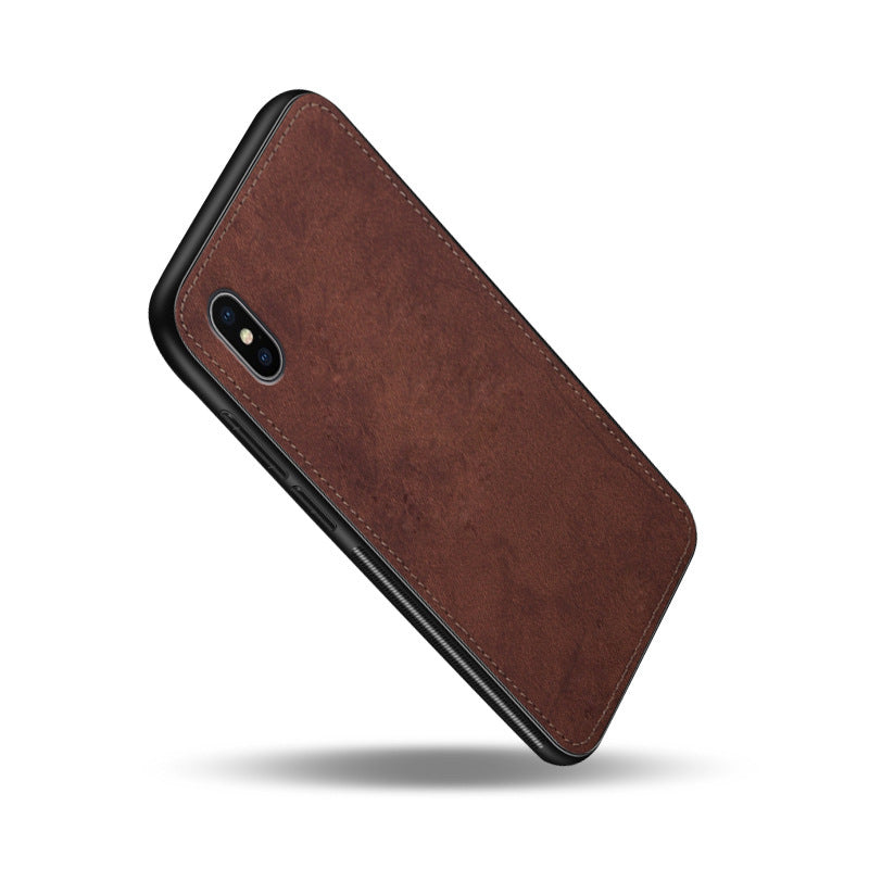 Magnetic Fabric Silicone Phone Case Velvet For iPhone