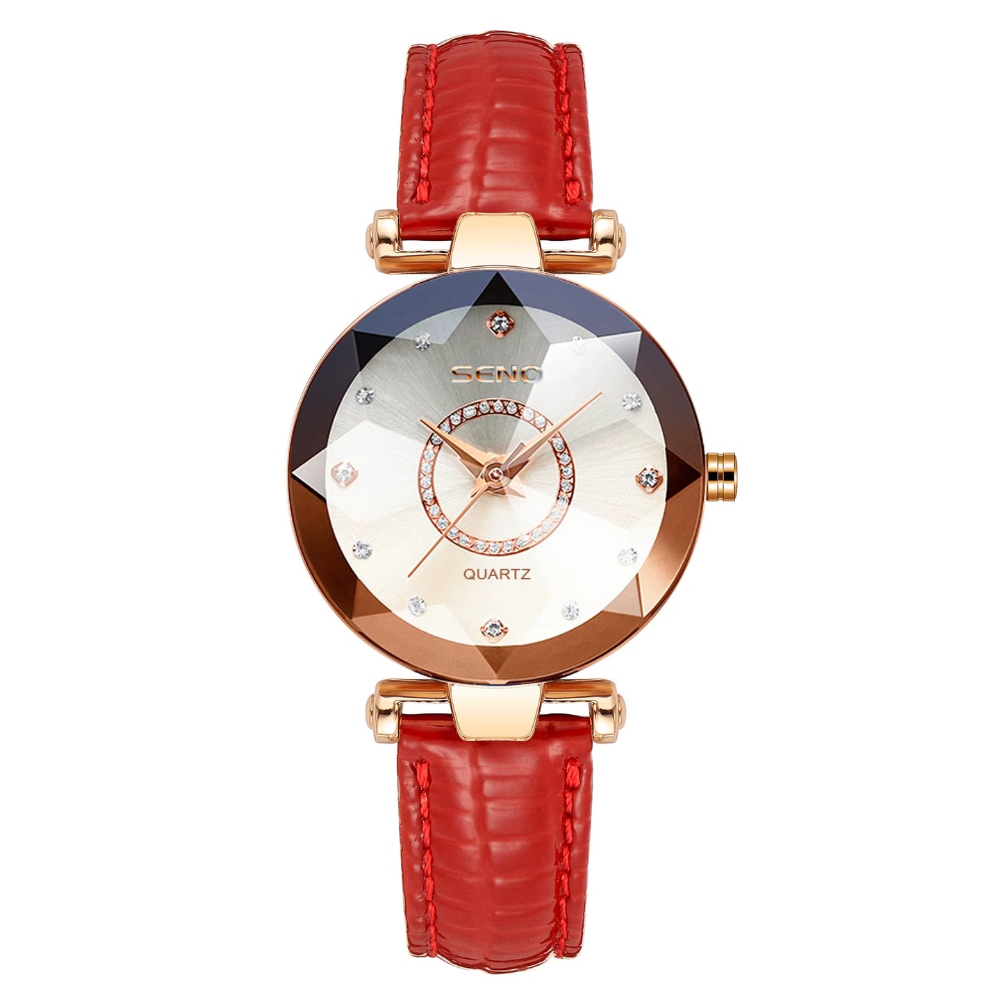 Rose Gold Women’s Luxury Quartz Bracelet Watch – Free Shipping Includes Case