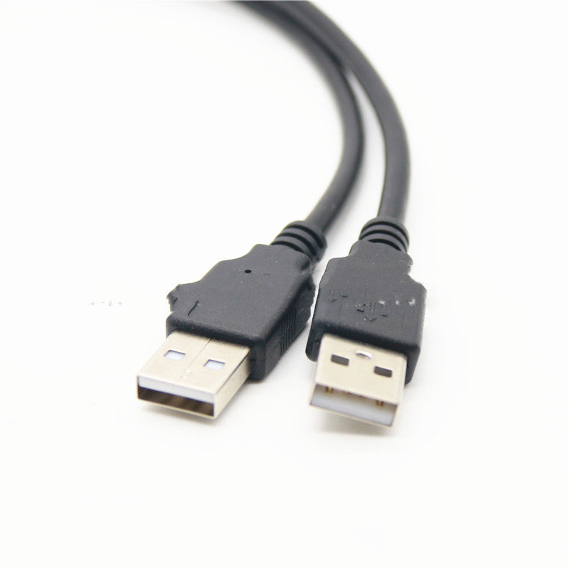 USB 2.0 Cable Dual Port USB Extension Cord Male to Female