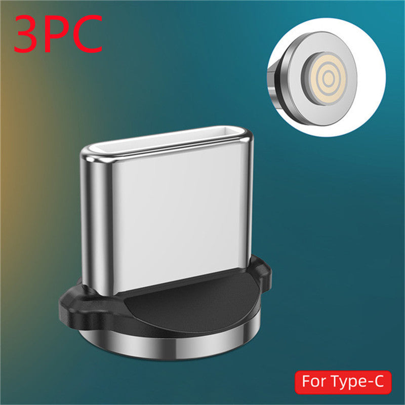 Magnetic Data Cable With LED Light for Android iOS Type C