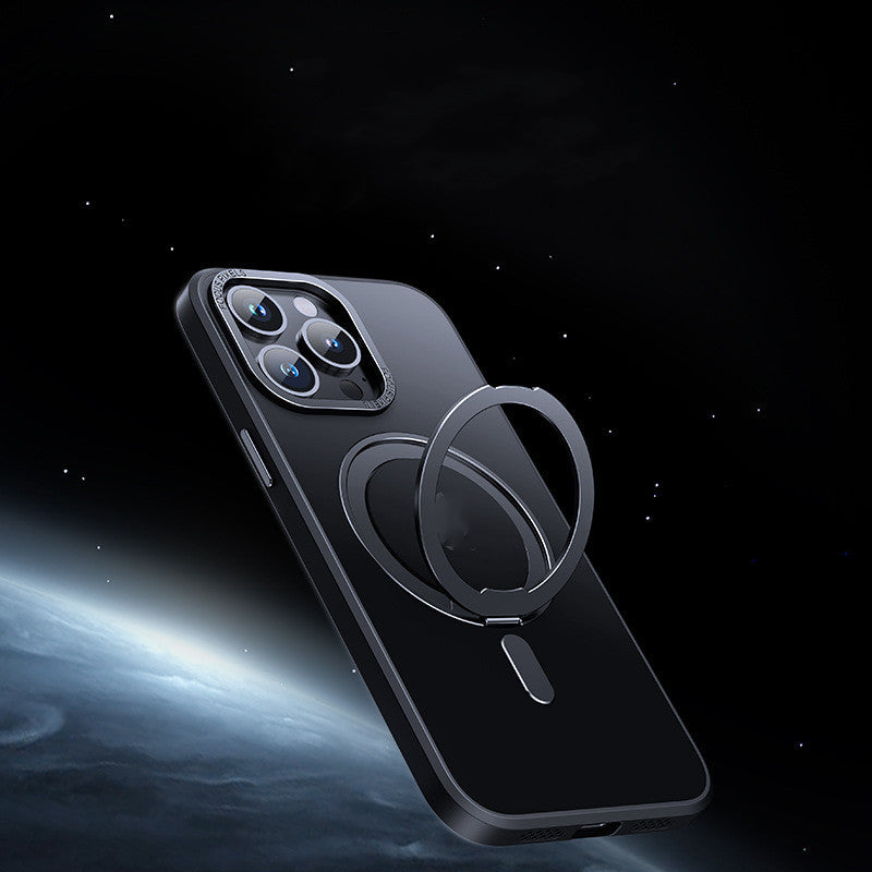 Transparent Fulcrum Protective Cover for iPhone Magnetic