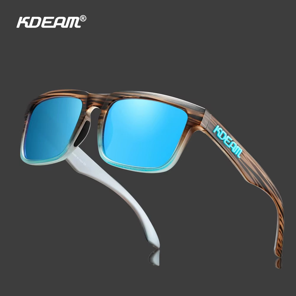 2022 Square Men'S Polarized Sunglasses Outdoors Lifestyle Coating Sun Glasses New Matching Colors with Box