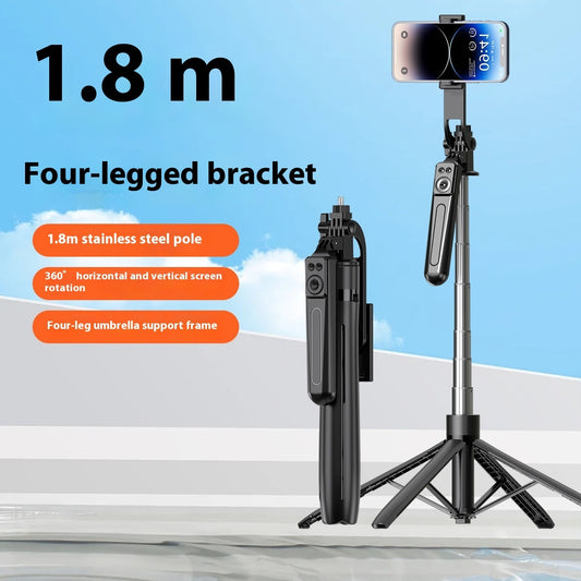 B17 Selfie Stick Bracket Stainless Steel Pipe Four Leg Support