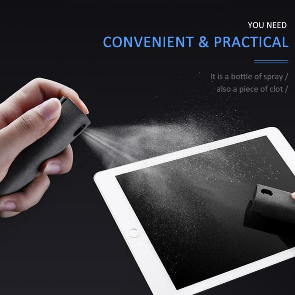 2 In 1 Screen Cleaner Kit For Phone And PC Microfiber Cloth