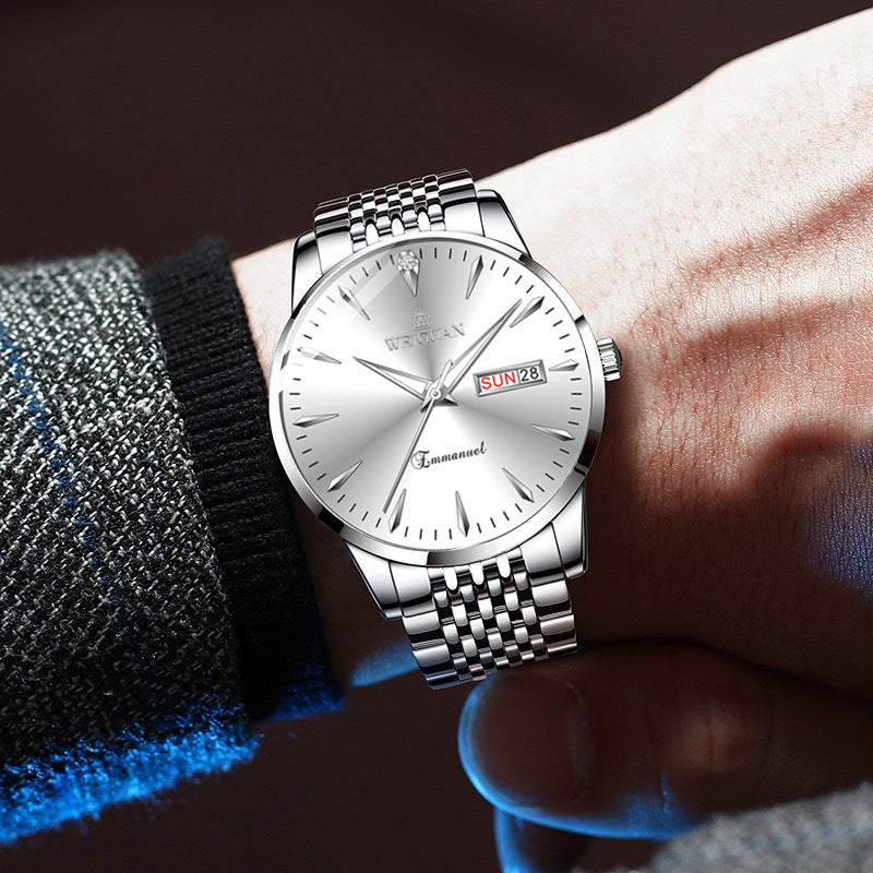 Men’s Automatic Double Calendar Luminous Watch – Multiple Color Styles