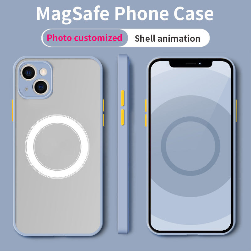 Magnetic Protective Phone Case Anti Drop Slim Cover for iPhone 11–14 Models