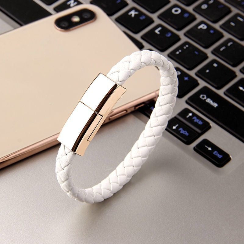 Bracelet Charger USB Cable For IPhone 14 13 Max Leather