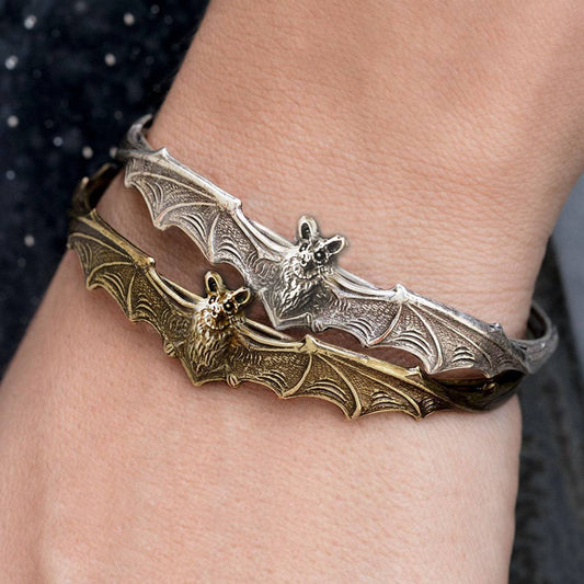 Halloween Bat Bracelet Gothic Punk Style Costume Jewelry Party Accessory