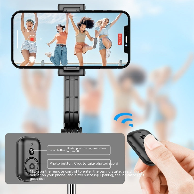 Detachable Desktop Stand Bluetooth Selfie Stick Remote