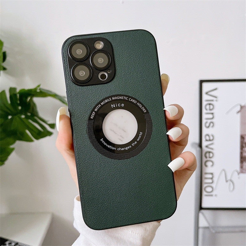 Magnetic Lens Full Wrap TPU Phone Case For iPhone Models