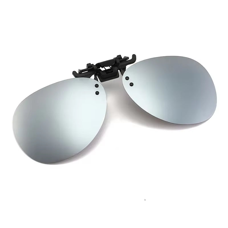 Photochromic Clip-On Sunglasses Polarized Free Shipping, Includes Case