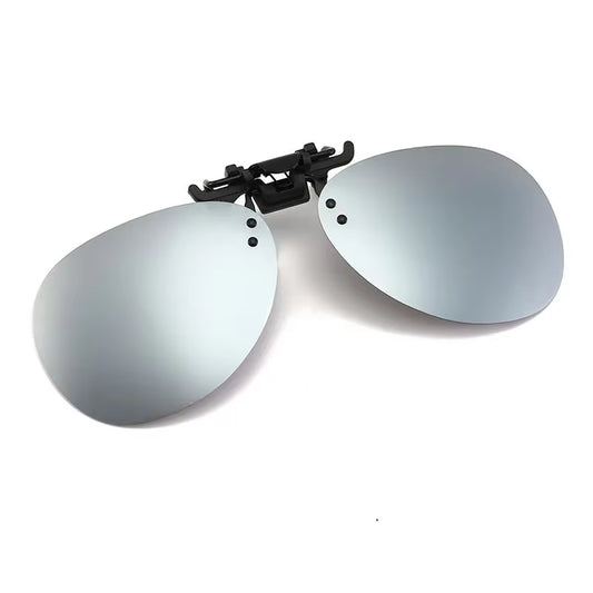 Polarized Clip-On Sunglasses Night Vision Free Shipping, Includes Case
