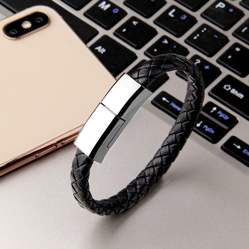 Bracelet Charger USB Cable For IPhone 14 13 Max Leather