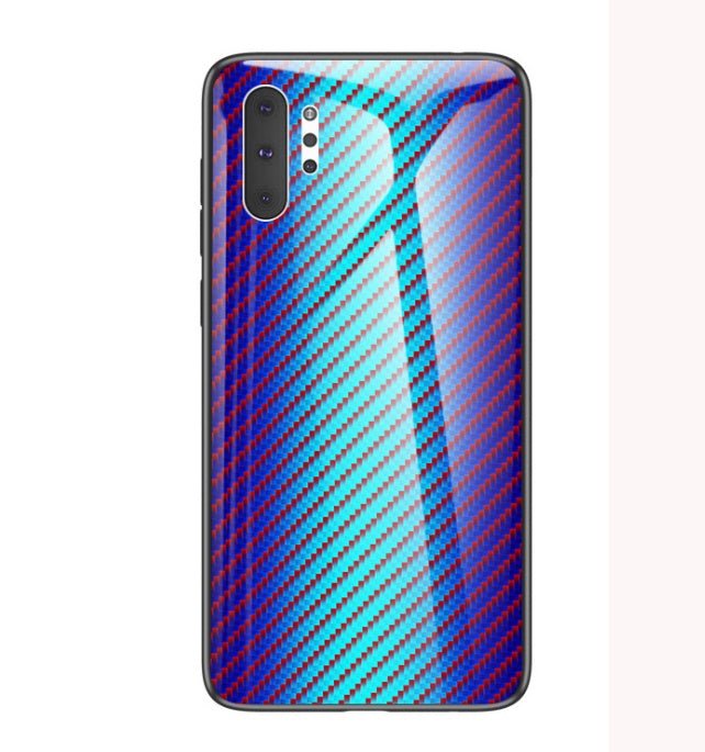 Graded Carbon Fiber Glass Toughened Phone Case For A51 A91