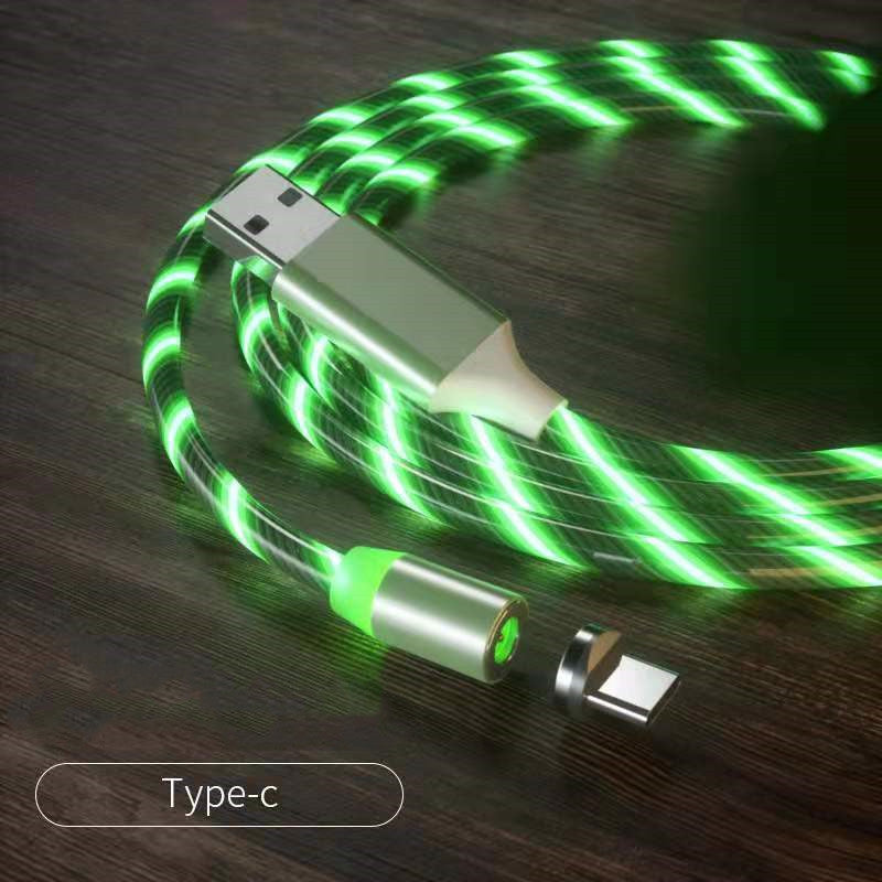 Magnetic Charging Cable With Type C Micro USB Lightning
