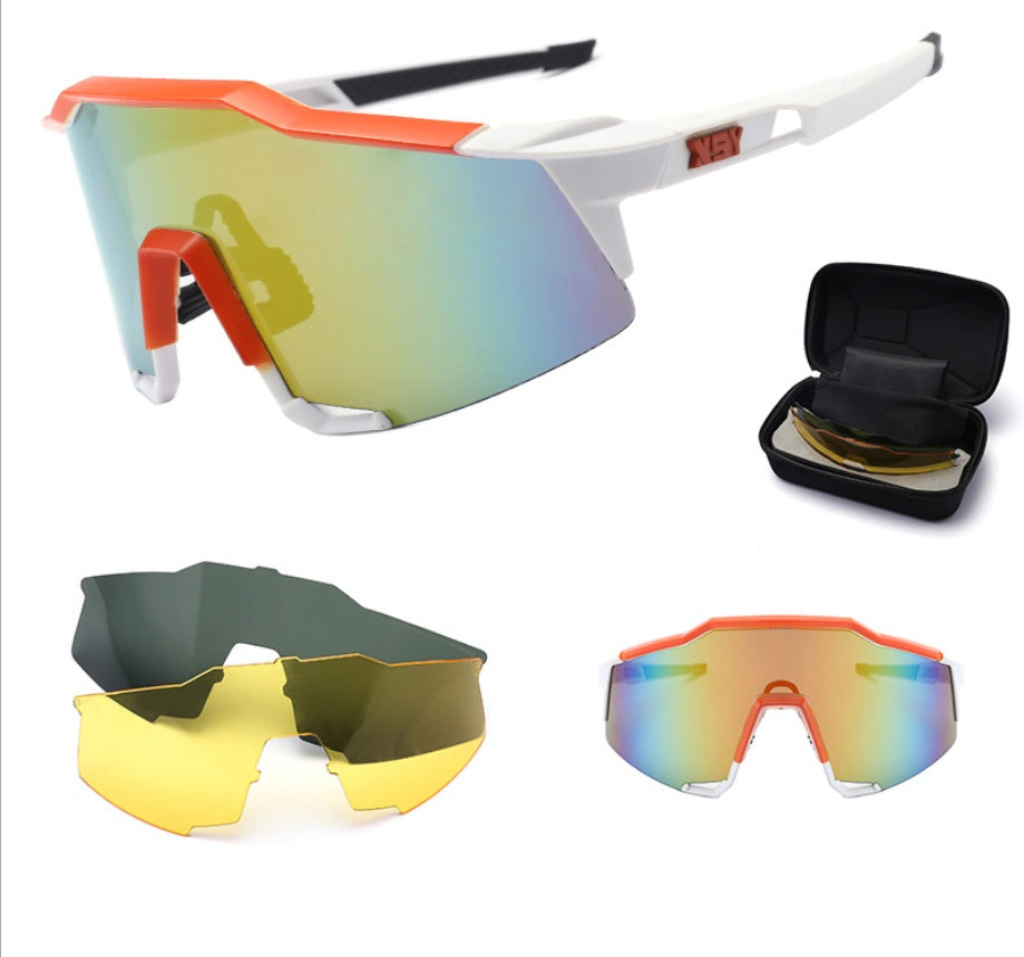 Polarized Sunglasses Men Riding Cycling Outdoor Sports UV400 Anti-Glare Shades